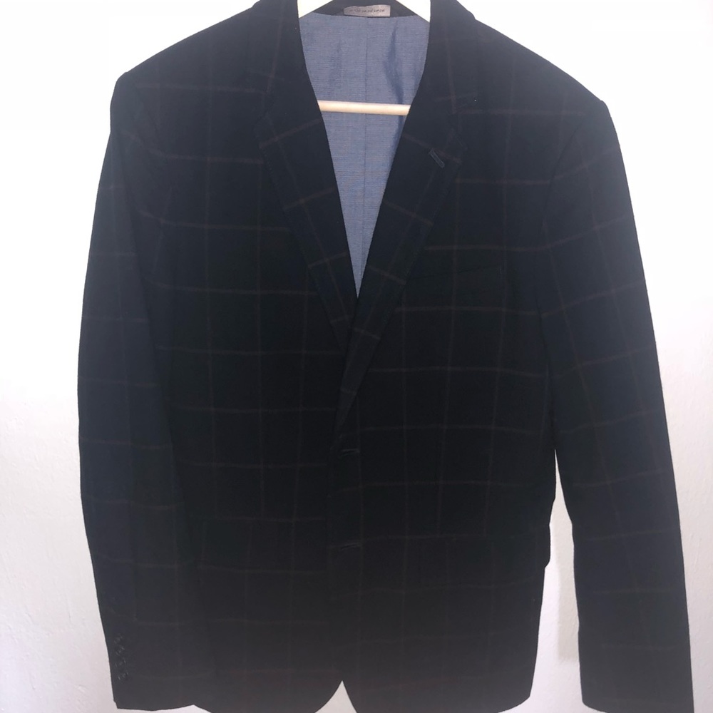 40R Banana Republic Charcoal Blazer